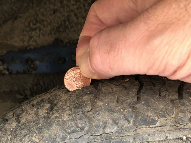 tires too worn?